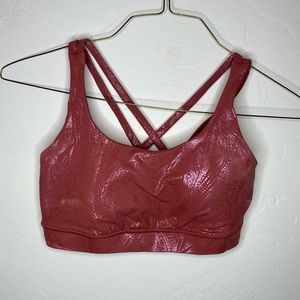 Lululemon Sz 6 Copper Sports Bra